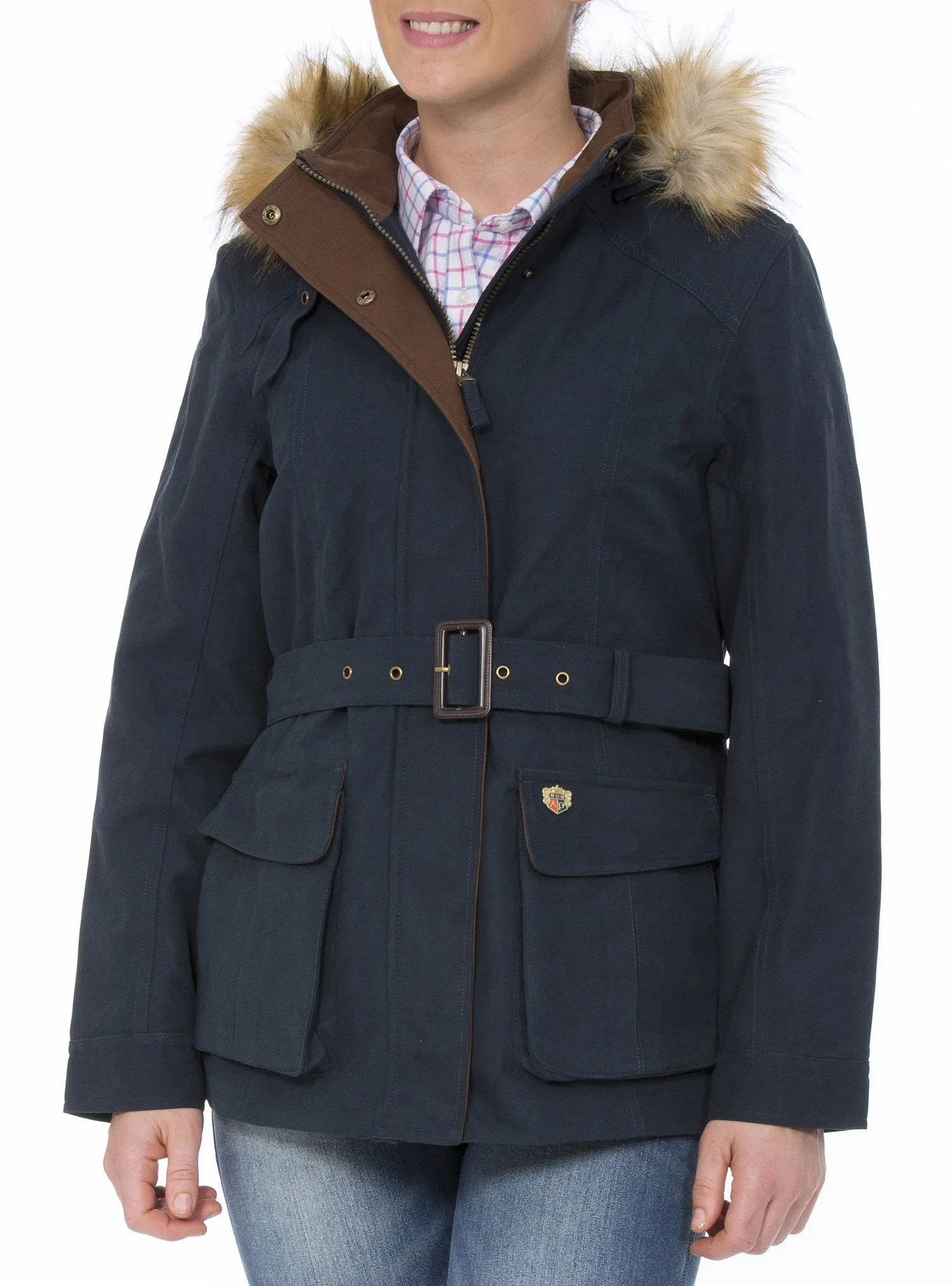 Alan Paine Berwick Jacket with Faux Fur Trim