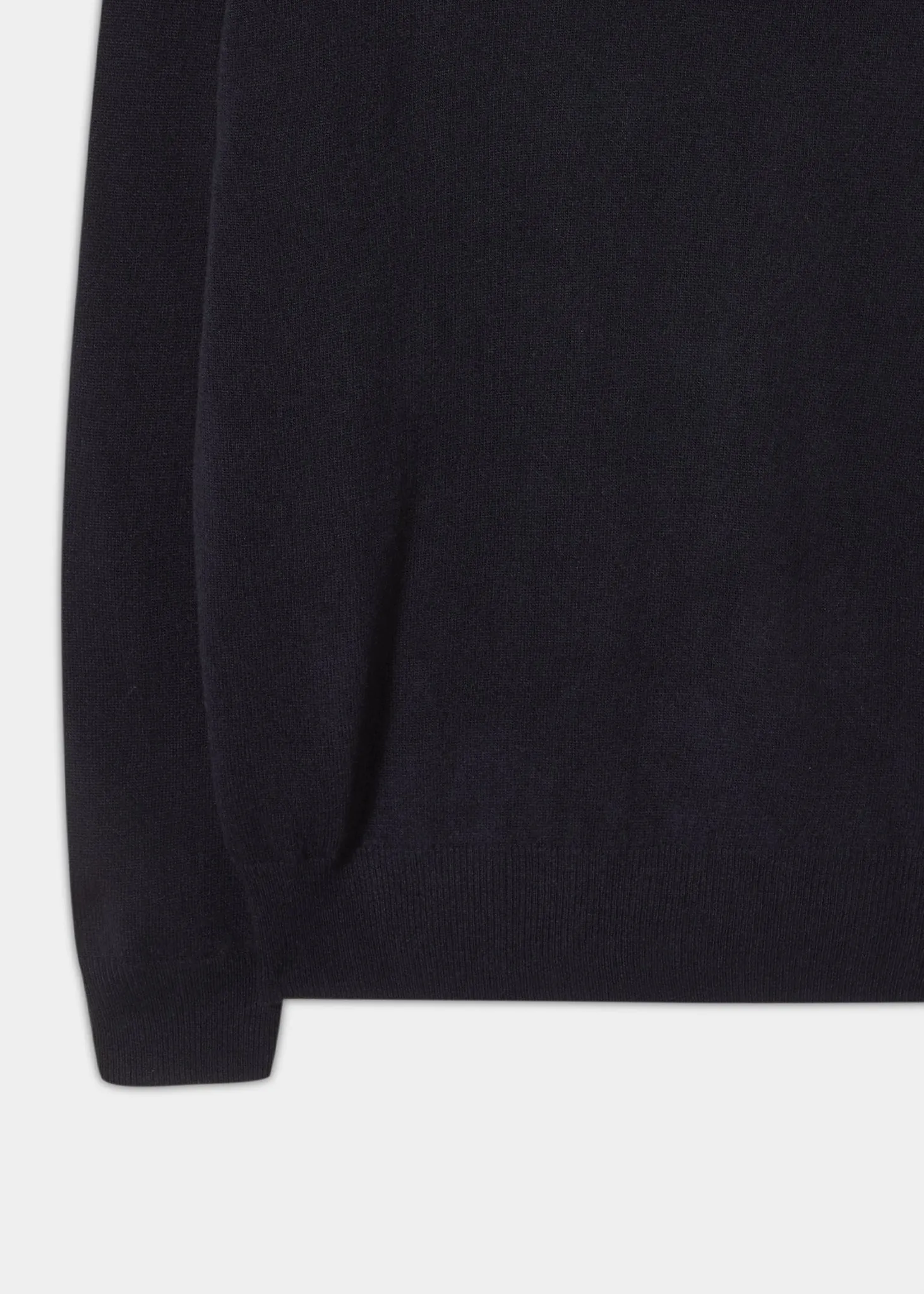 Albury Geelong Wool Jumper in Dark Navy - Regular Fit