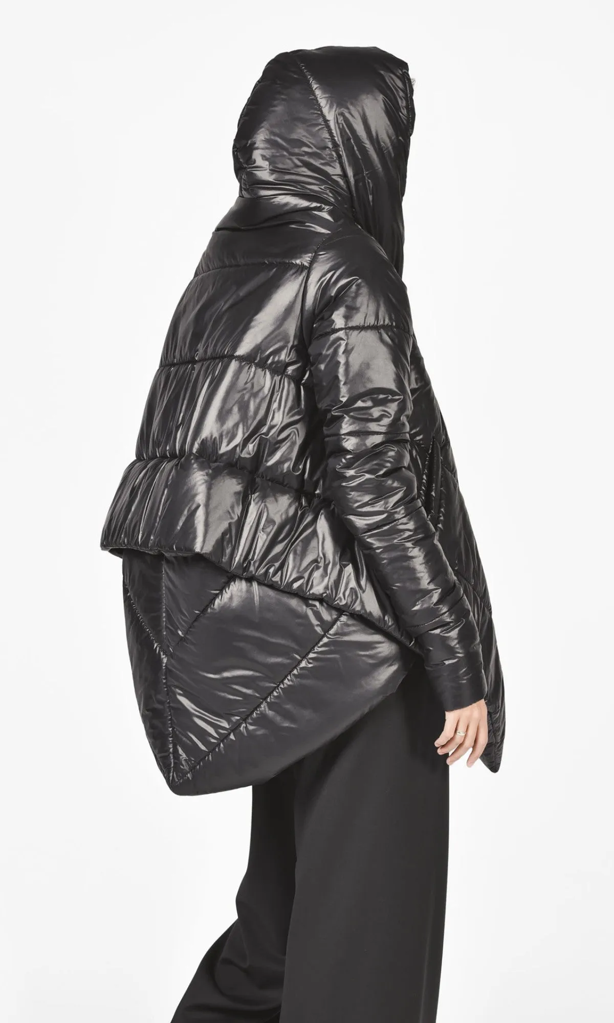 Asymmetric Layered Back Jacket