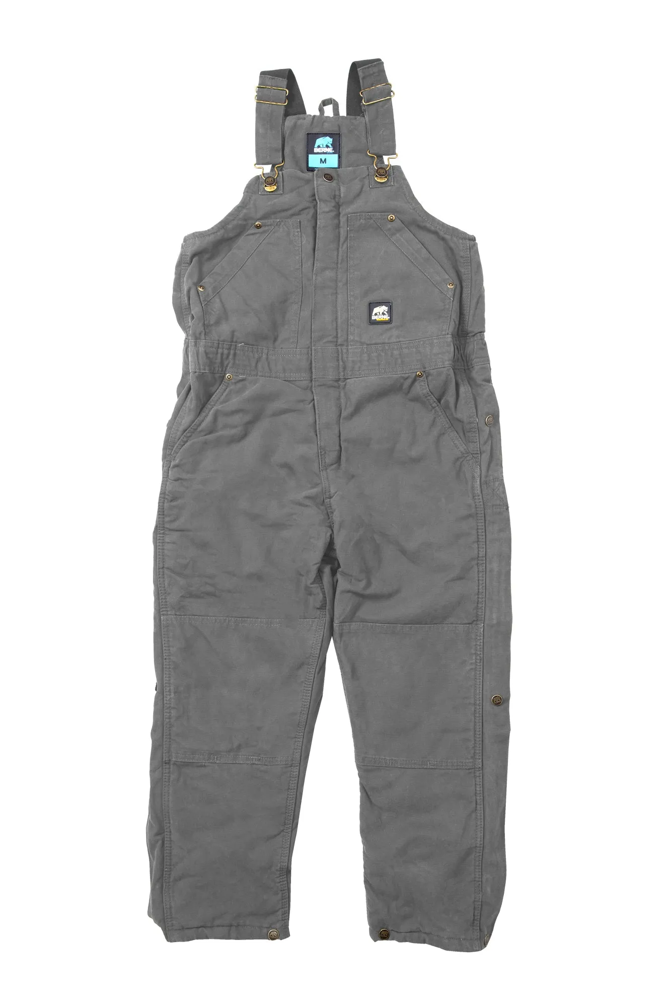 Berne Titanium 100% Cotton Youth Insulated Bib Overall