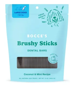 Bocce's Dailies Brushy Sticks Dental Treats