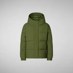 Boys' animal free puffer norwood in moss green