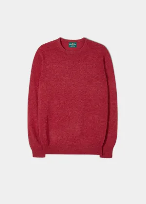 Brisbane Geelong Wool Jumper in Poppy Melange - Regular Fit