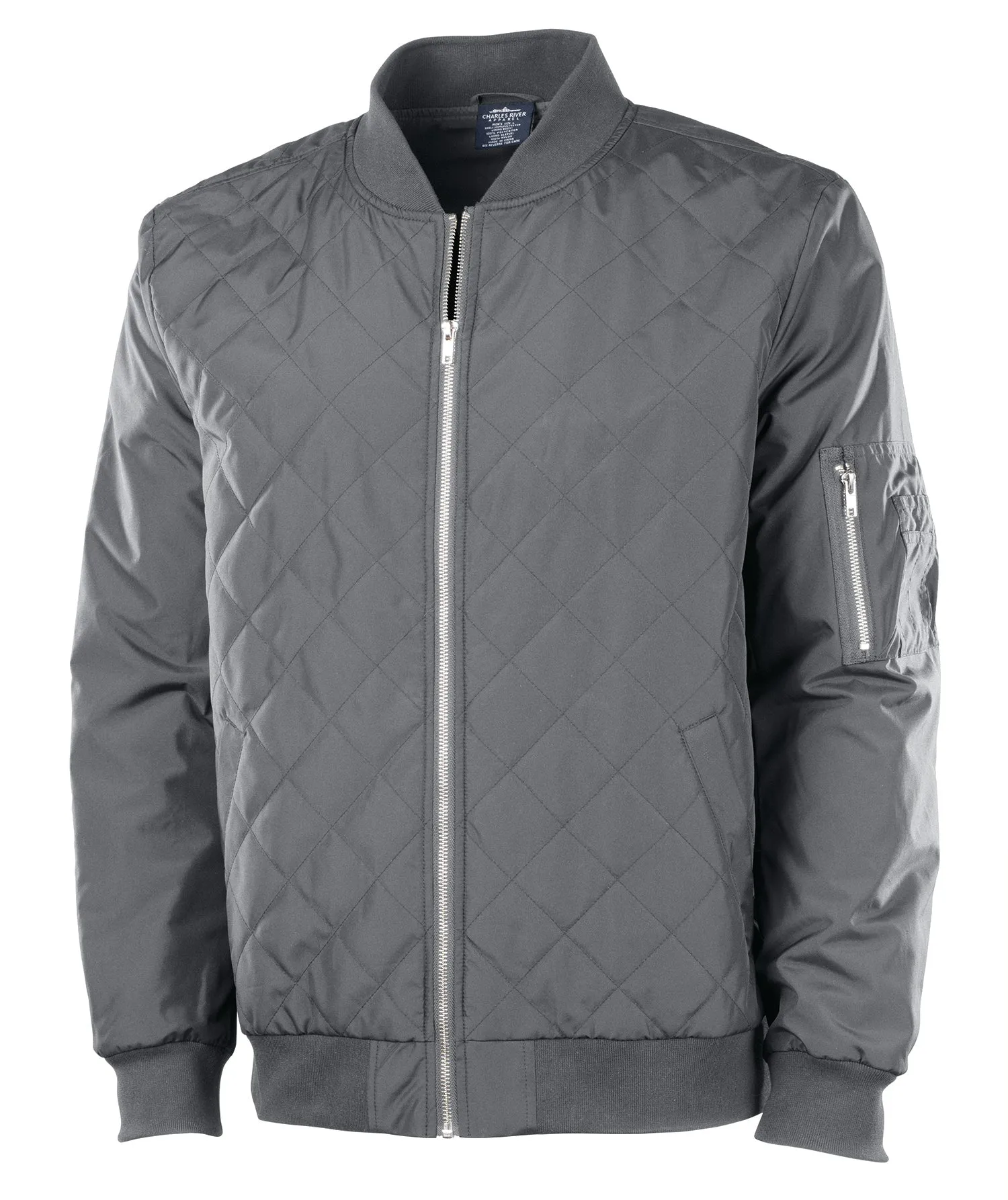 Charles River Men's Quilted Boston Flight Jacket