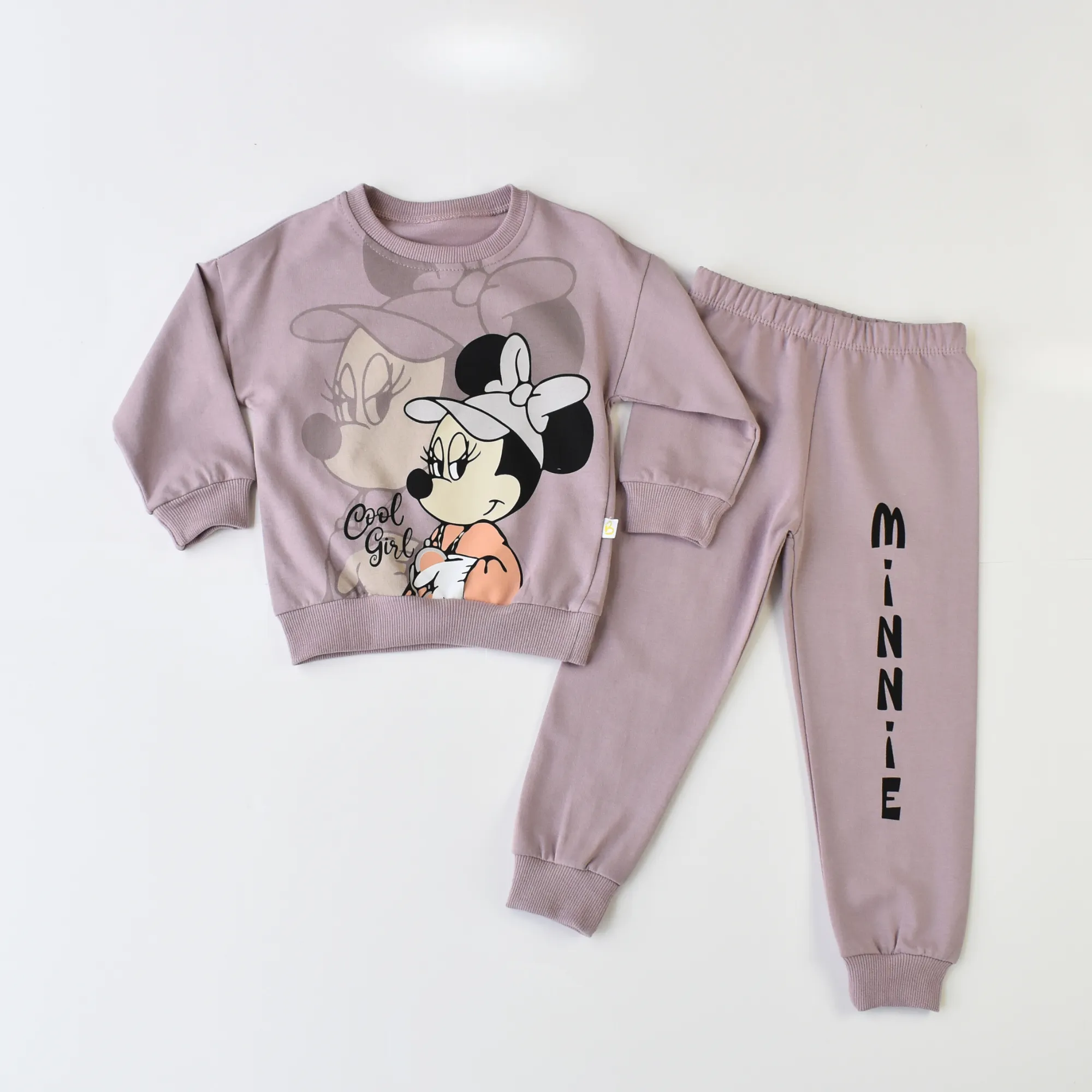 Chic Cotton Joggers Set for Girls