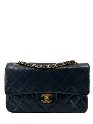 CL Vintage Quilted Lambskin Small Classic Double Flap Bag