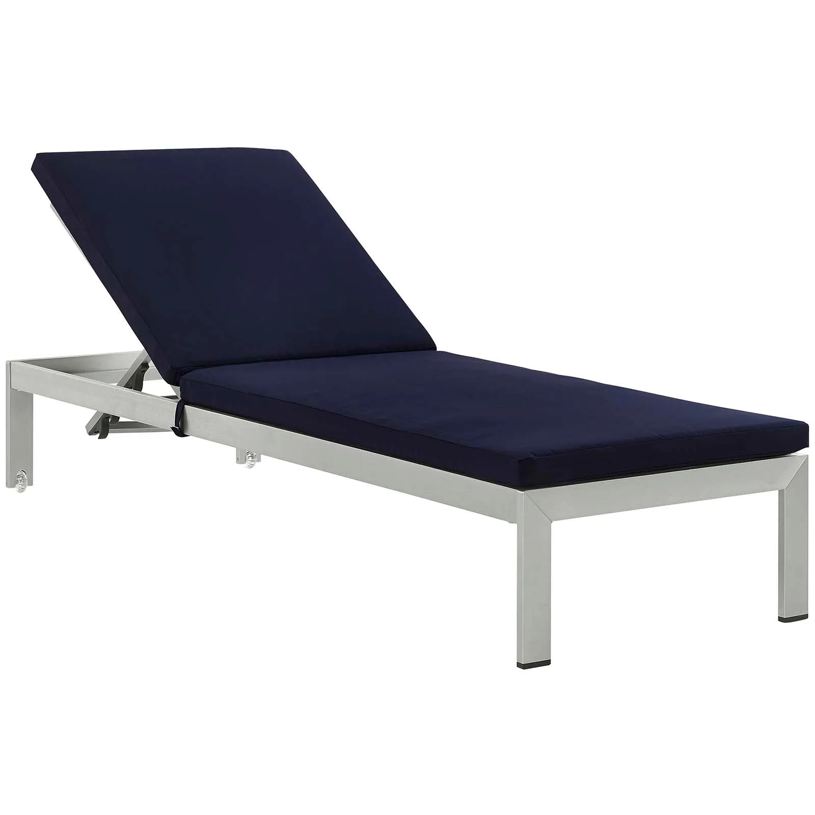 Coast Chaise with Cushions Outdoor Patio Aluminum Set of 2