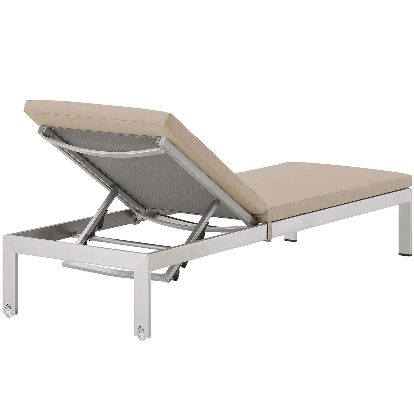 Coast Chaise with Cushions Outdoor Patio Aluminum Set of 2