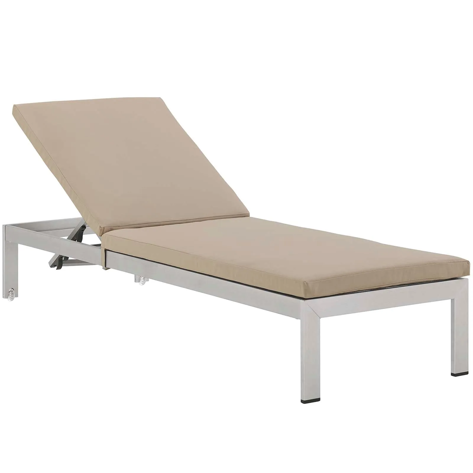 Coast Chaise with Cushions Outdoor Patio Aluminum Set of 2