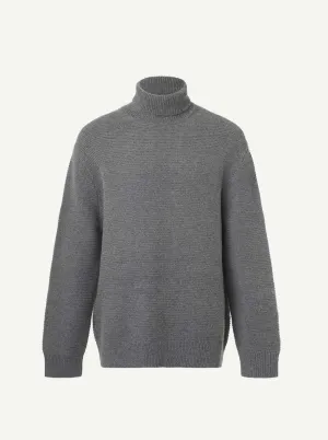 COLTON TURTLE NECK COLTON | DARK GREY MEL.