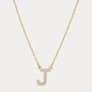 Diamond Initial Necklace