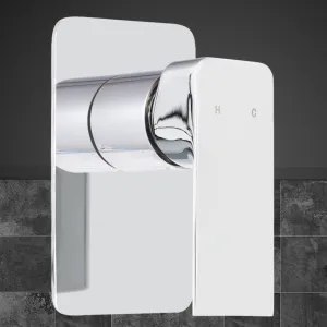 Durable Brass Chrome Shower Mixer Tap w/Ceramic Cartridge, Cefito