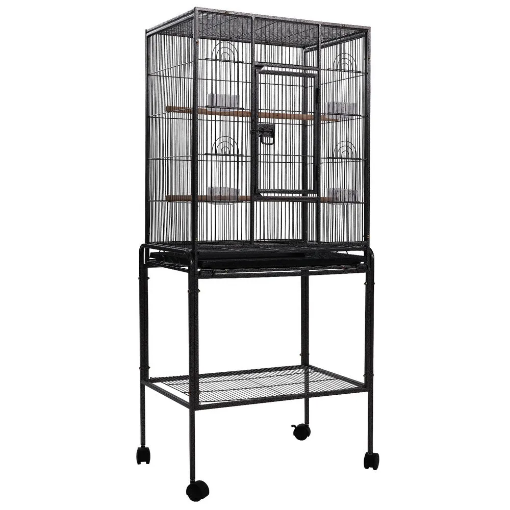 Durable Large Bird Cage with Accessories, 144cm - i.Pet