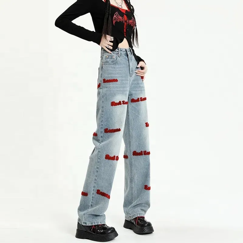 Embroidered with Love Jeans