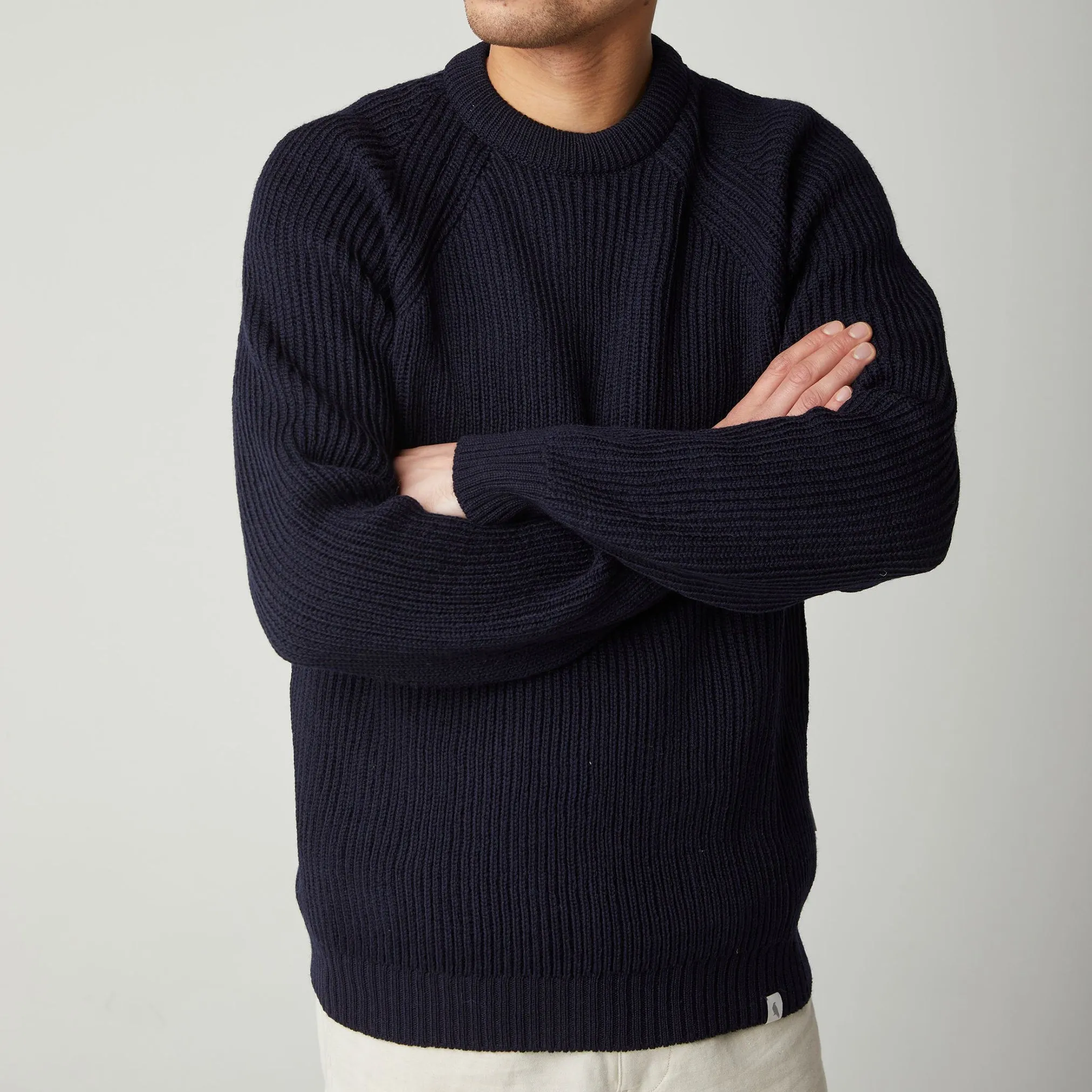 Ford Crew Jumper in Navy