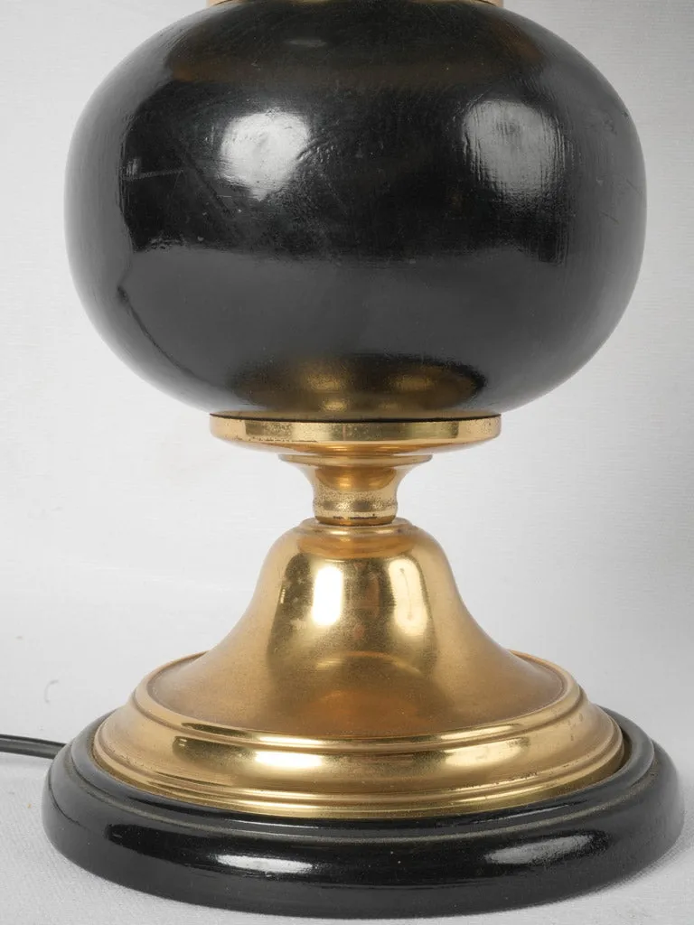 French table lamp w/ double ball shape 28"