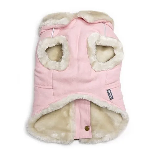 Furry Runner Coat Pink