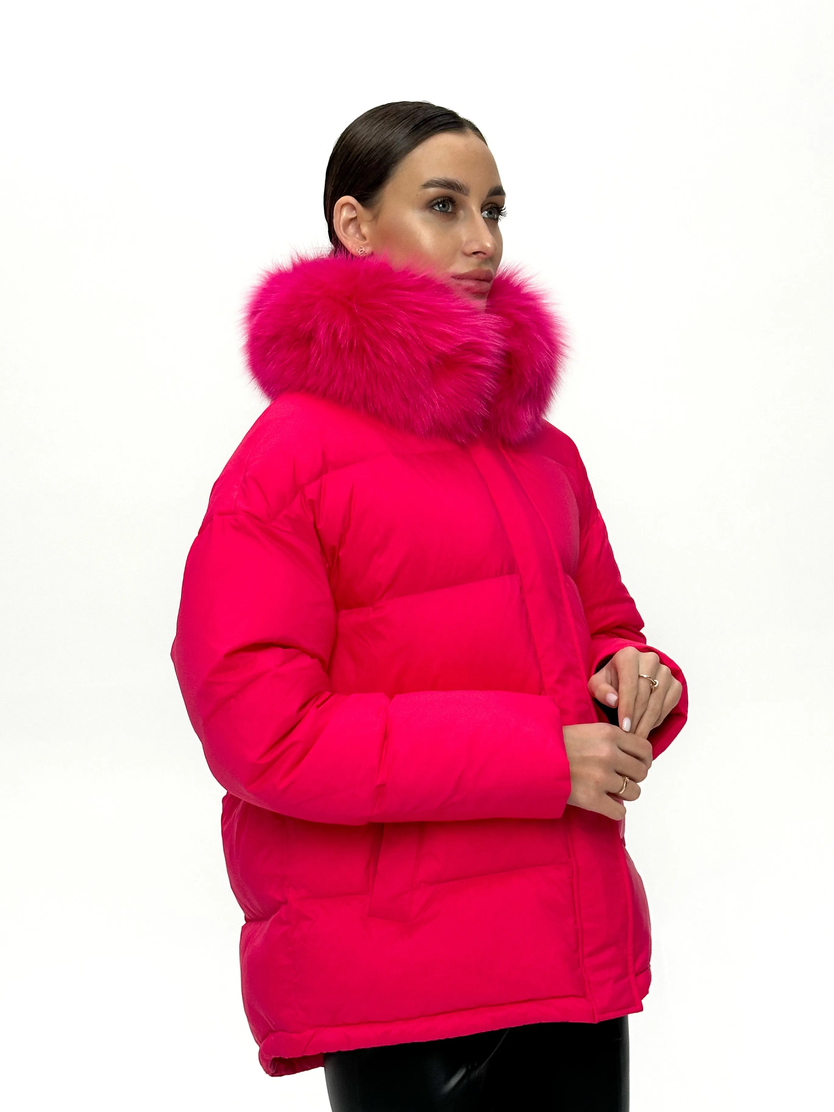 Genuine Polar Fox Premium Down Fill Jacket