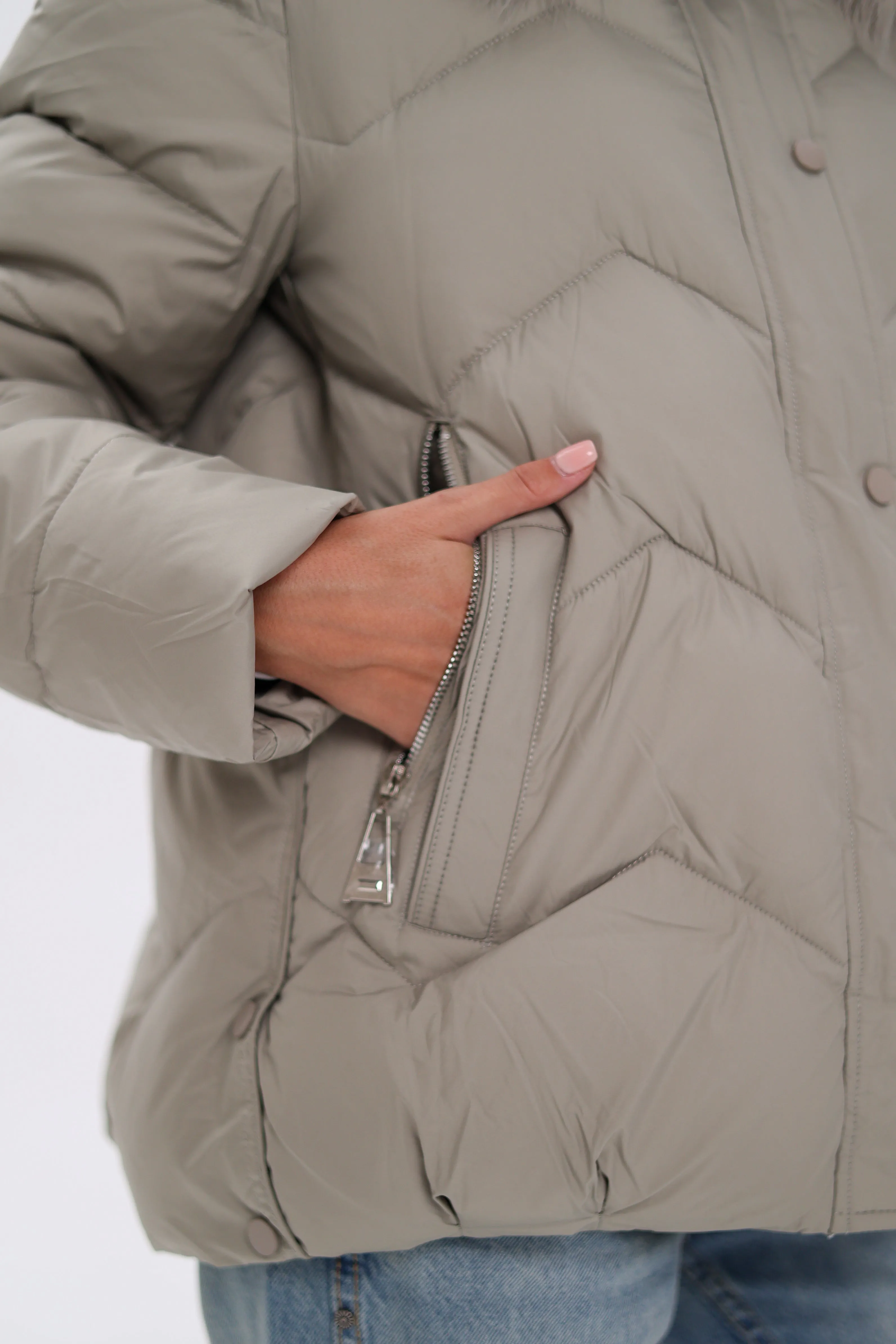 Genuine Polar Fox Thinsulate™ Insulation Coat