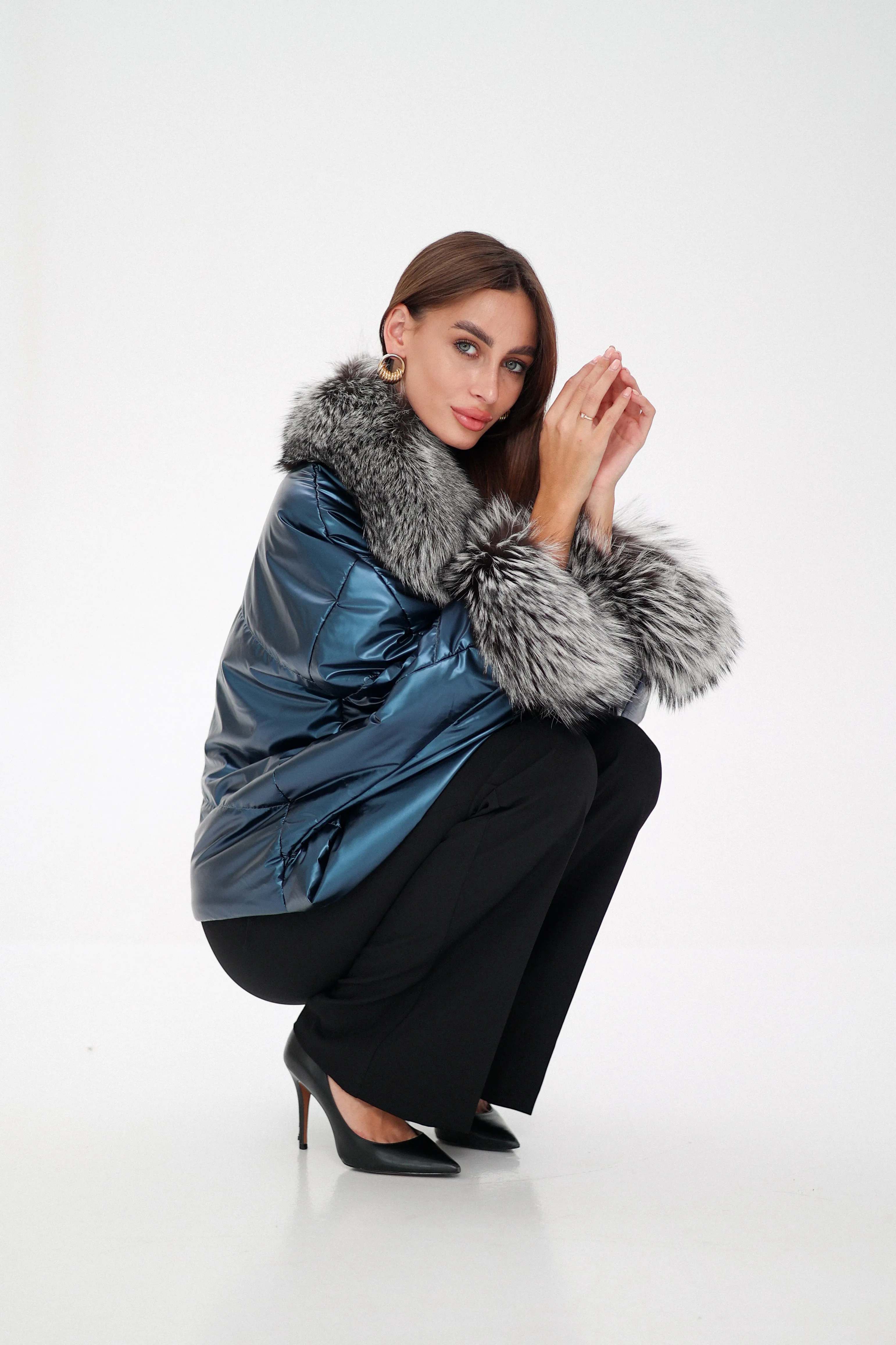 Genuine Silver Fox Fur Freudenberg Comfortemp® Jacket