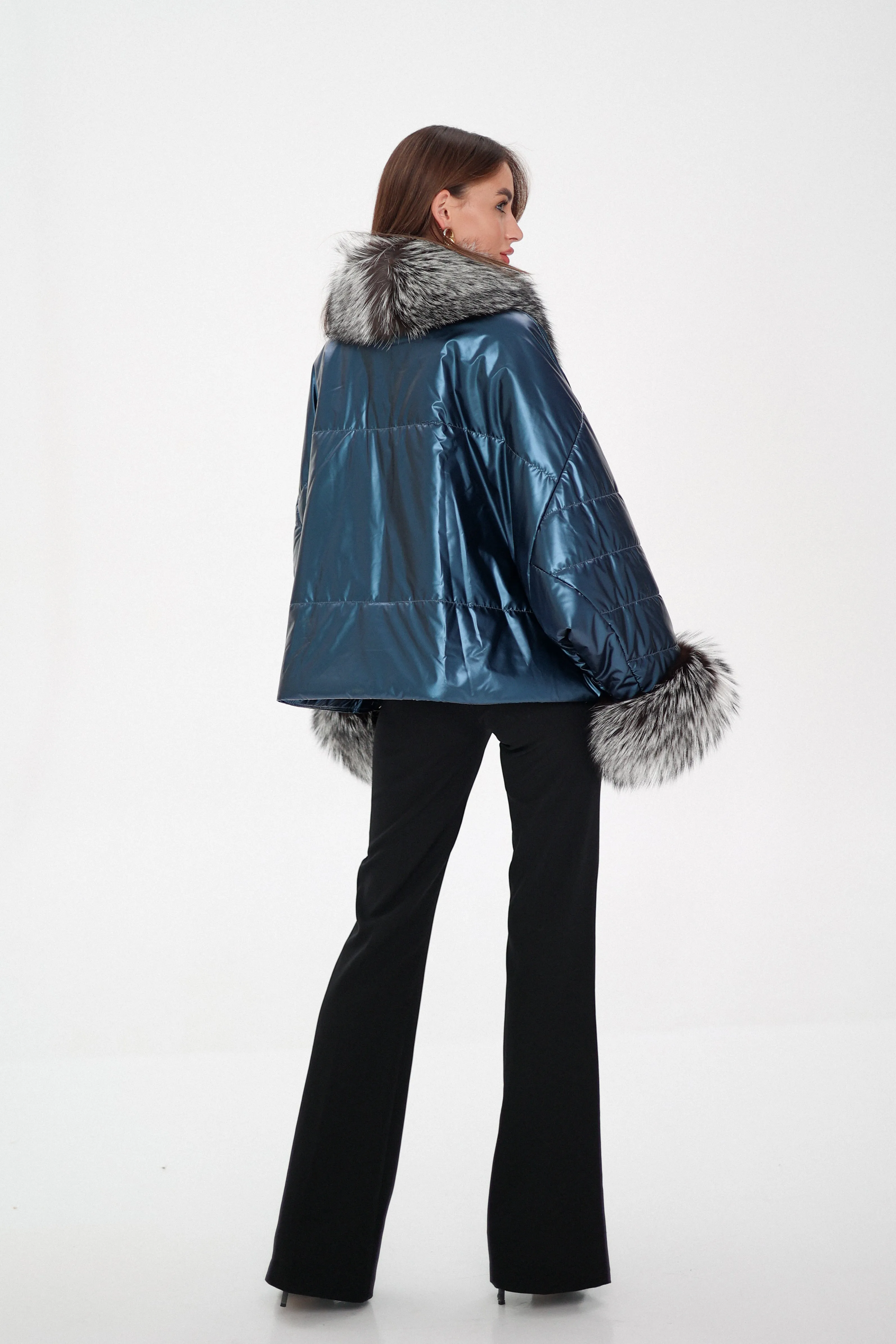 Genuine Silver Fox Fur Freudenberg Comfortemp® Jacket