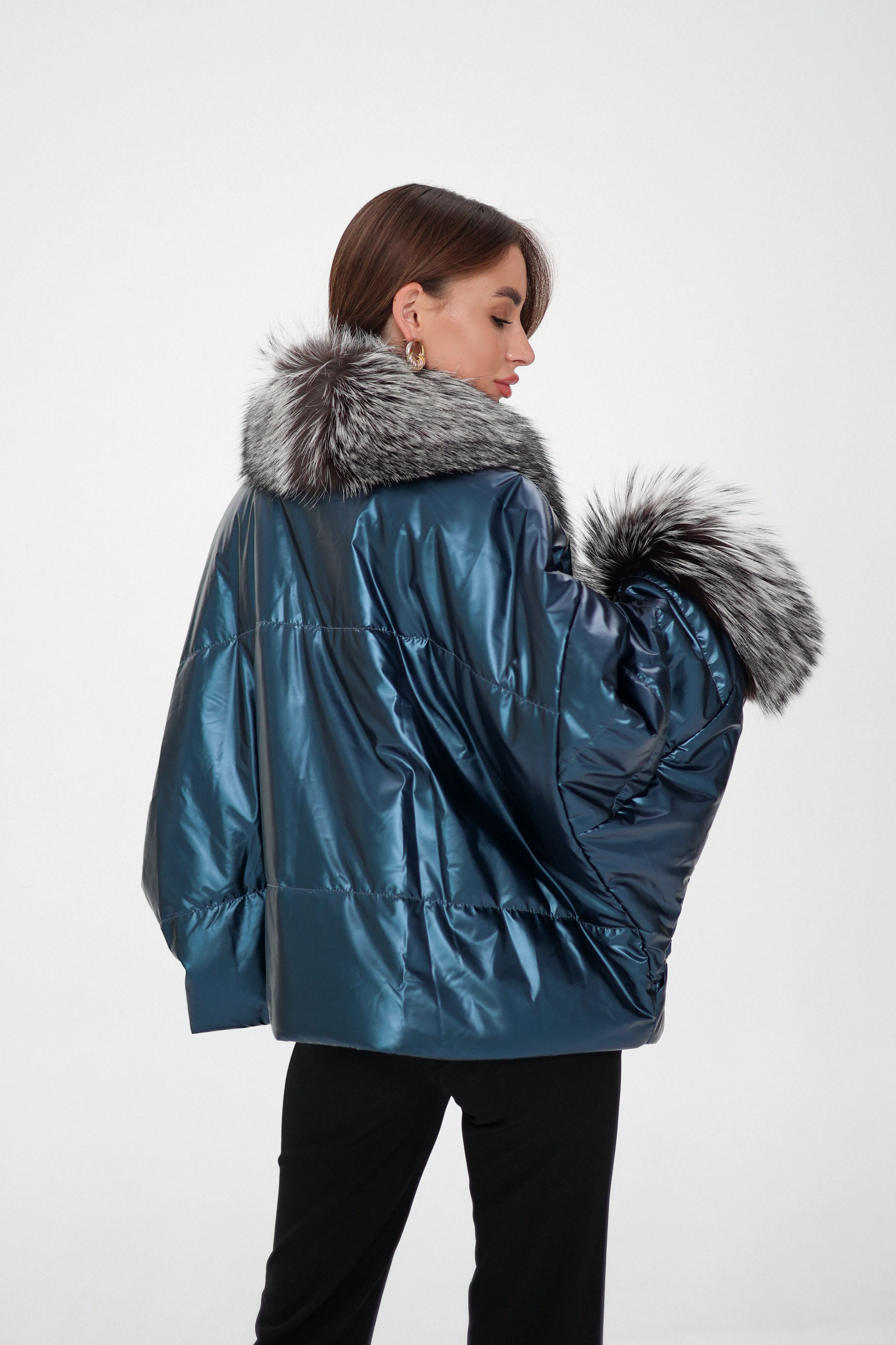 Genuine Silver Fox Fur Freudenberg Comfortemp® Jacket