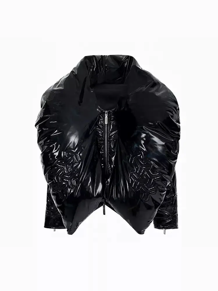 Gothic Opium Neo Raven Puffer Jacket