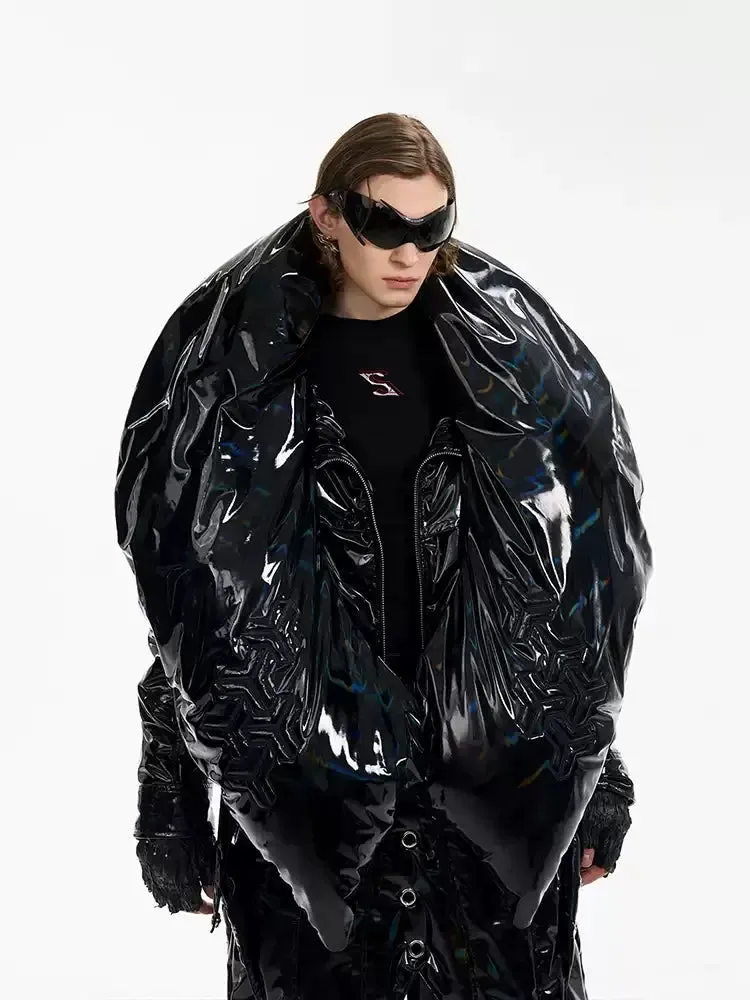 Gothic Opium Neo Raven Puffer Jacket