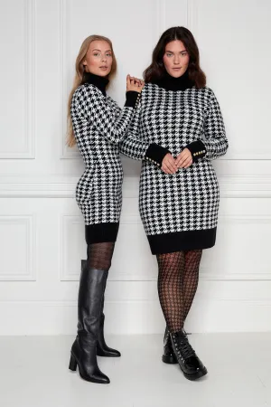 Heritage Jumper Dress (Houndstooth)