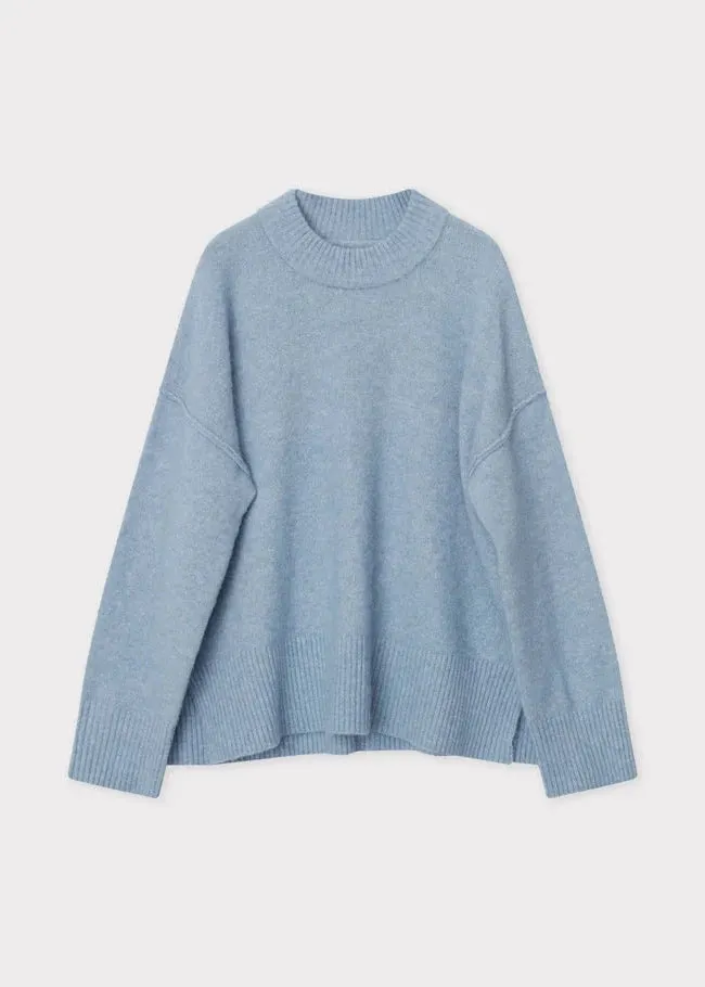 JOSIE KNIT | PIGEON BLUE MELANGE