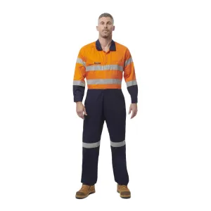 King Gee Originals Hi-Vis Reflective Two Tone Drill Work Overalls (K51525)