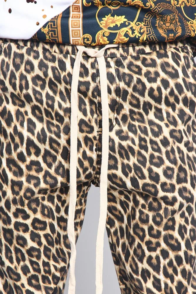 Leopard Print Joggers