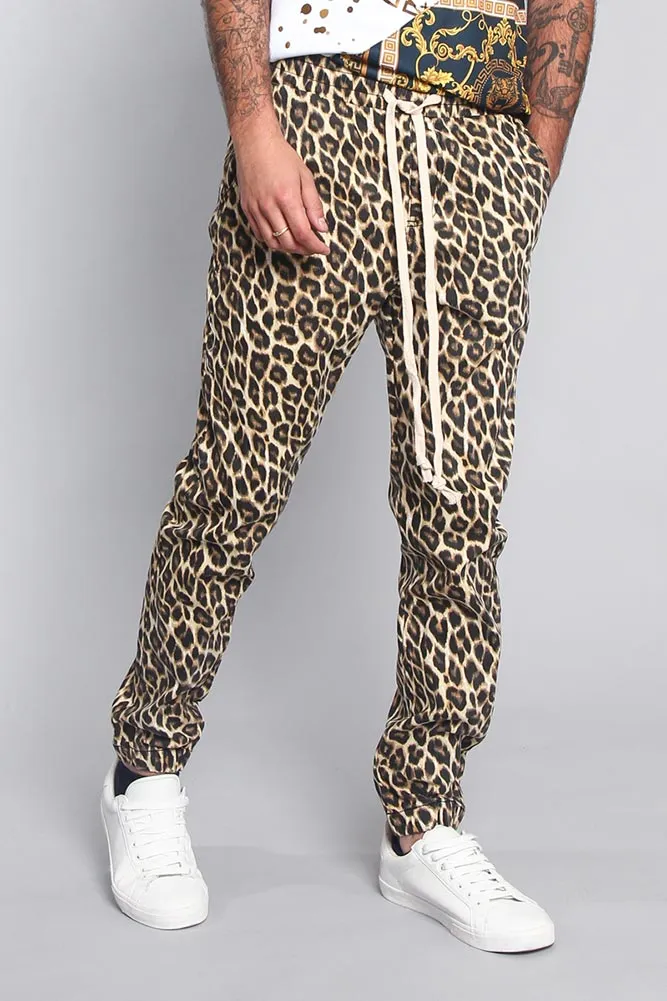 Leopard Print Joggers