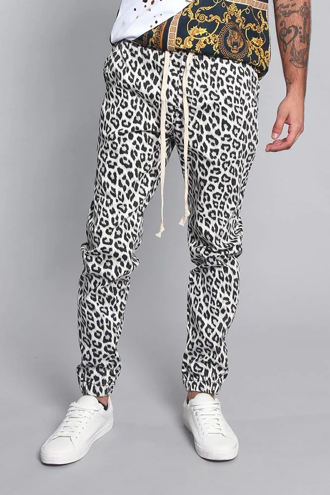 Leopard Print Joggers