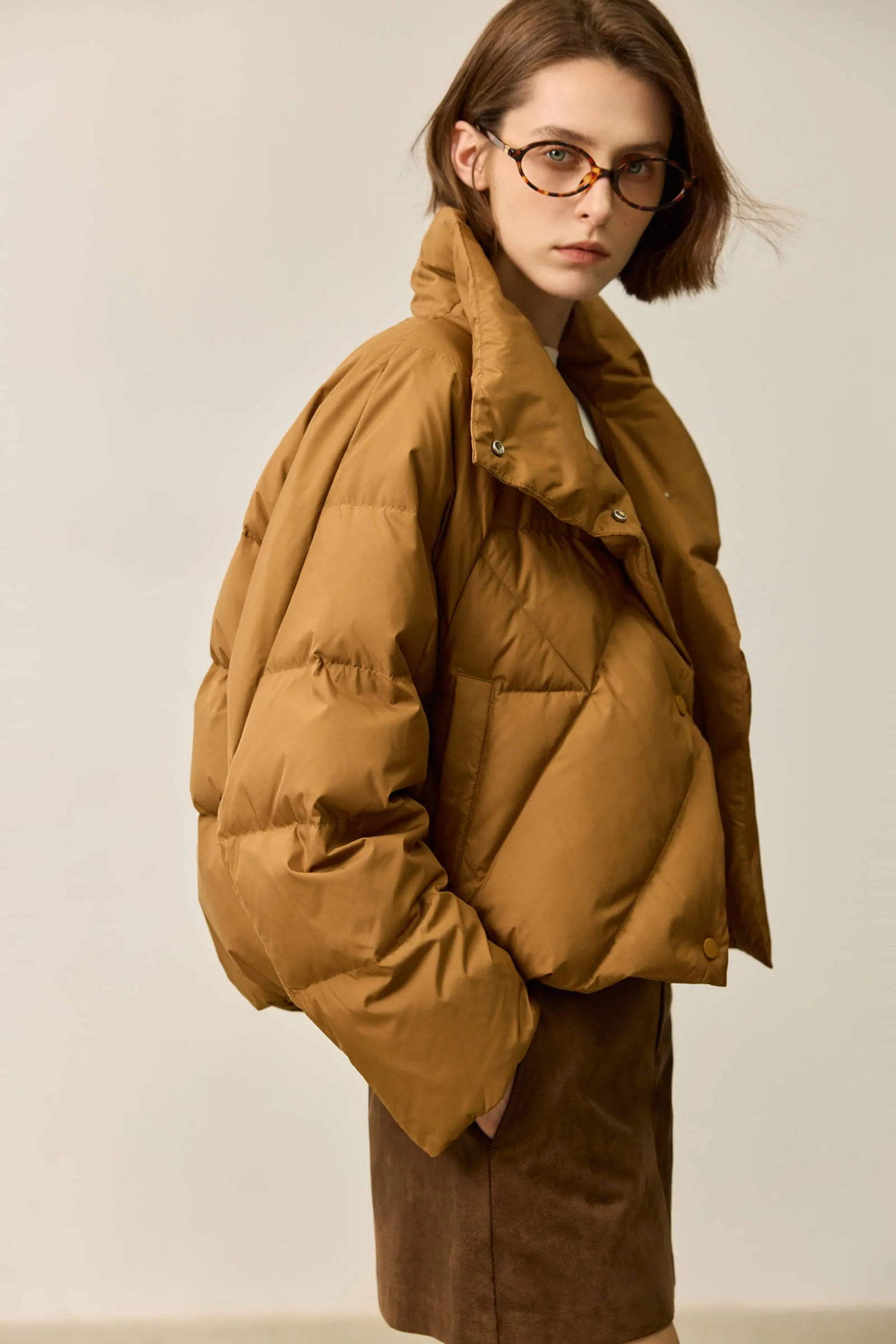 LILY White Duck Down Ultra-Light Down Jacket