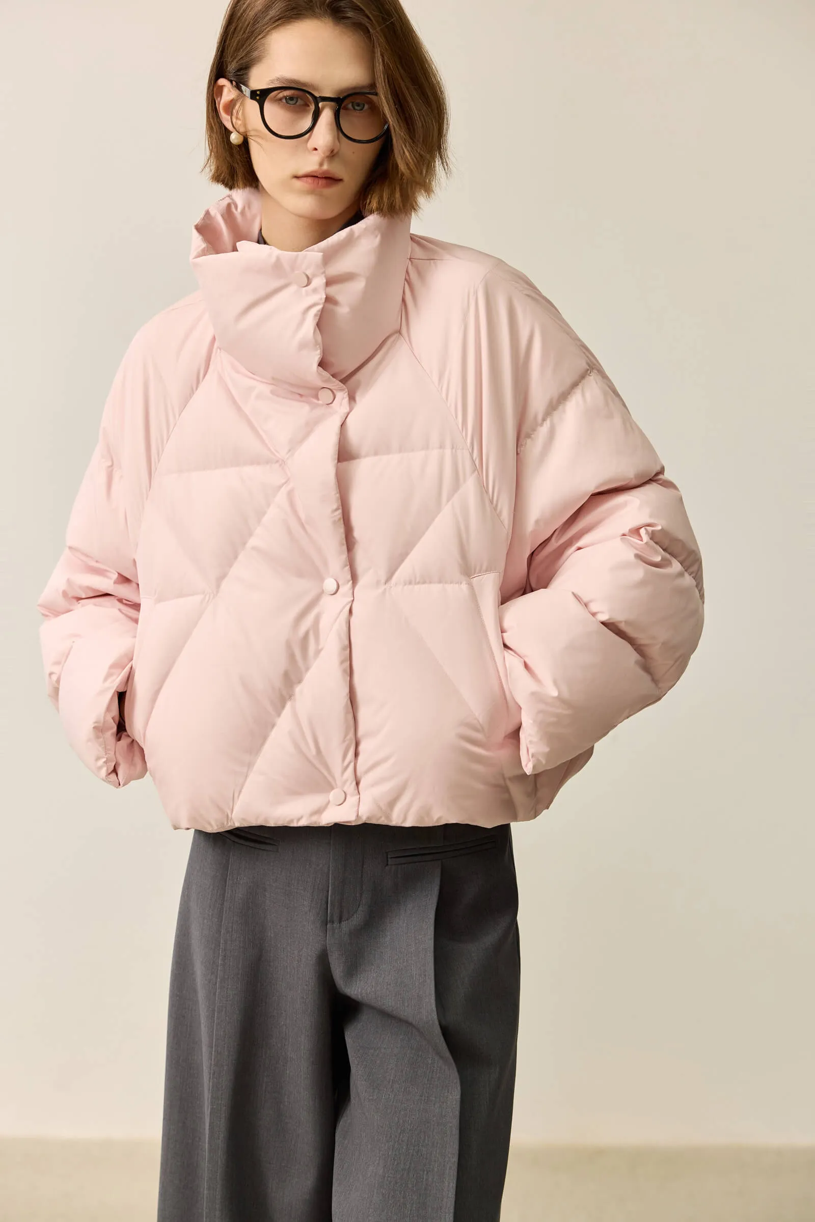 LILY White Duck Down Ultra-Light Down Jacket