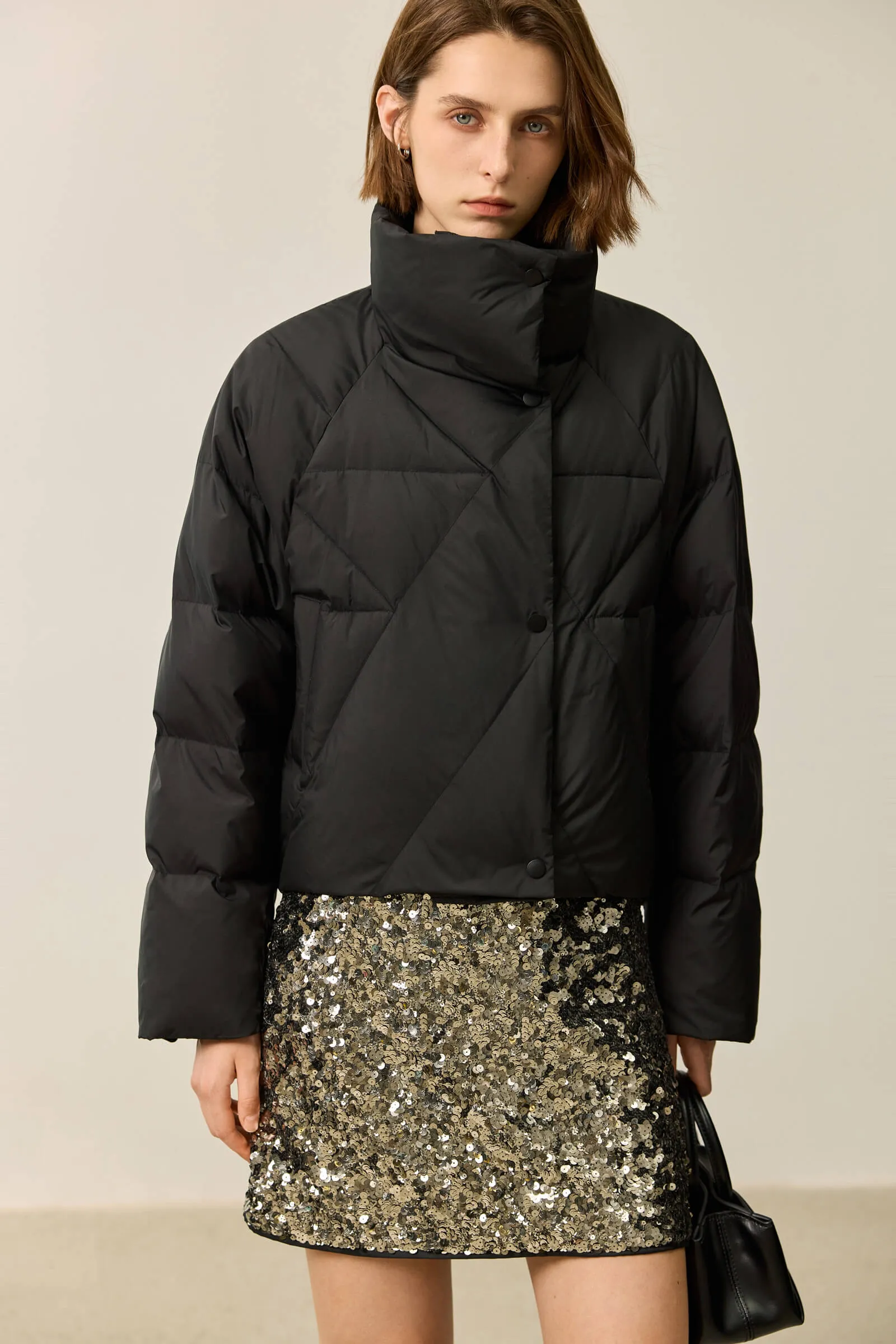 LILY White Duck Down Ultra-Light Down Jacket