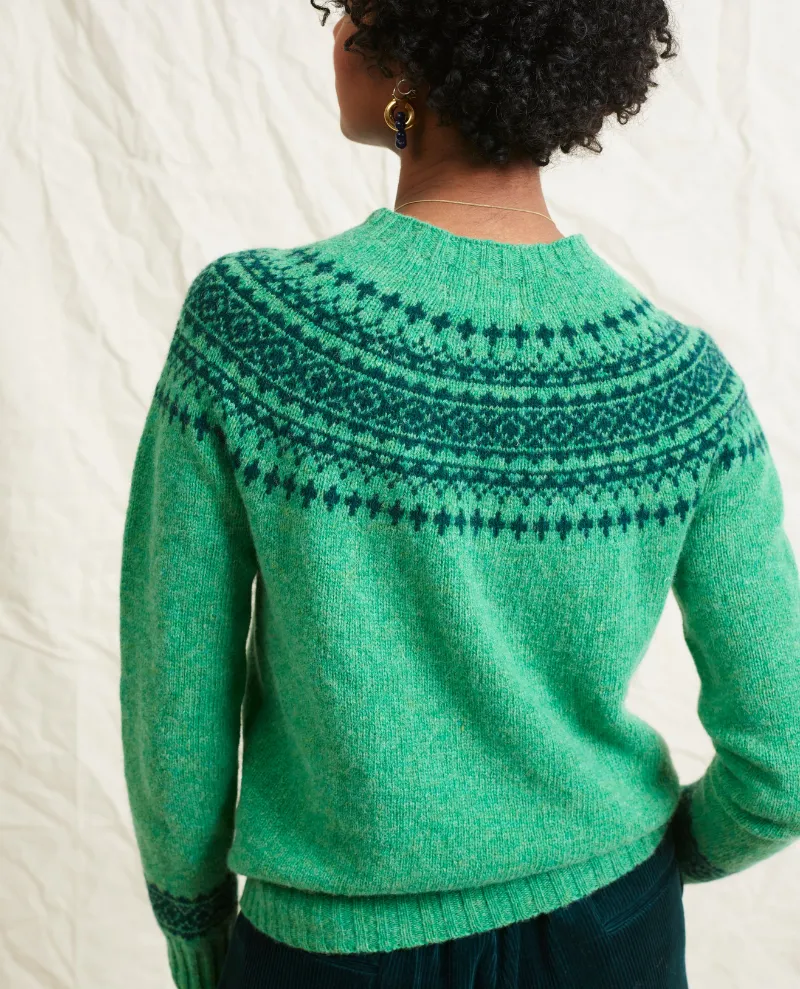 Lowie Scottish Lambswool Mint Knit