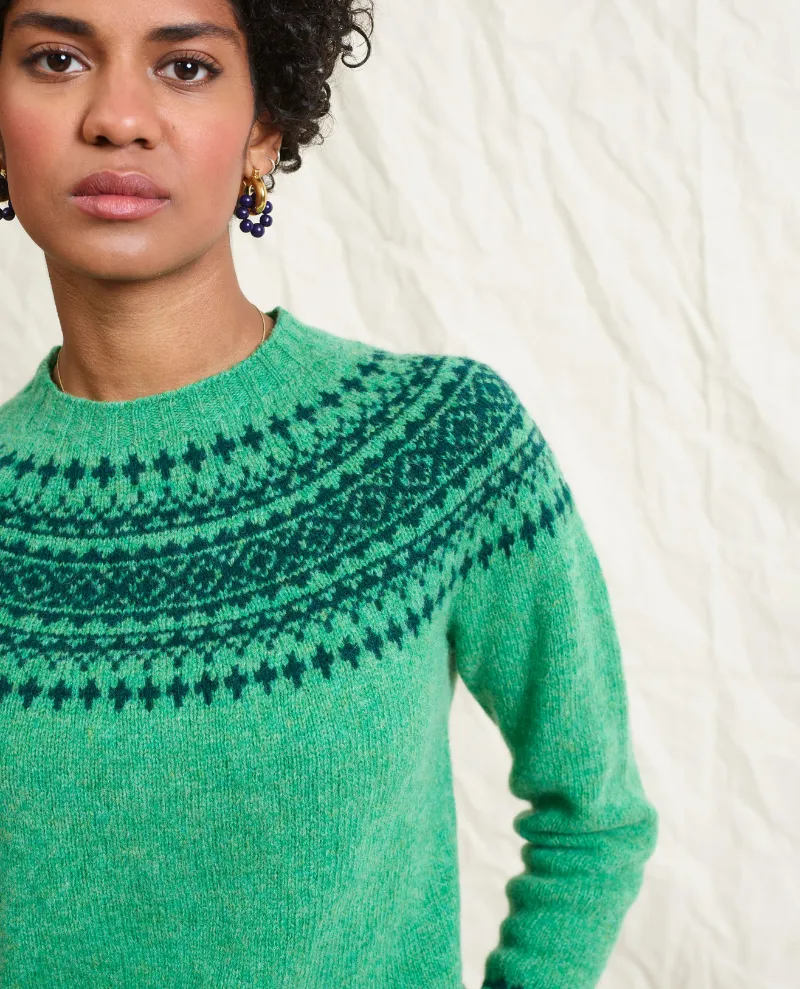 Lowie Scottish Lambswool Mint Knit