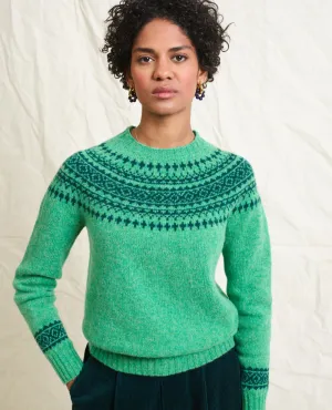 Lowie Scottish Lambswool Mint Knit