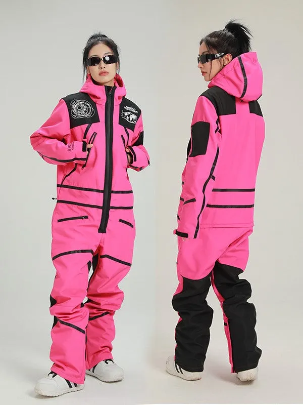 Men's LTVT One Piece Ski Jumpsuit Overall Snowsuit