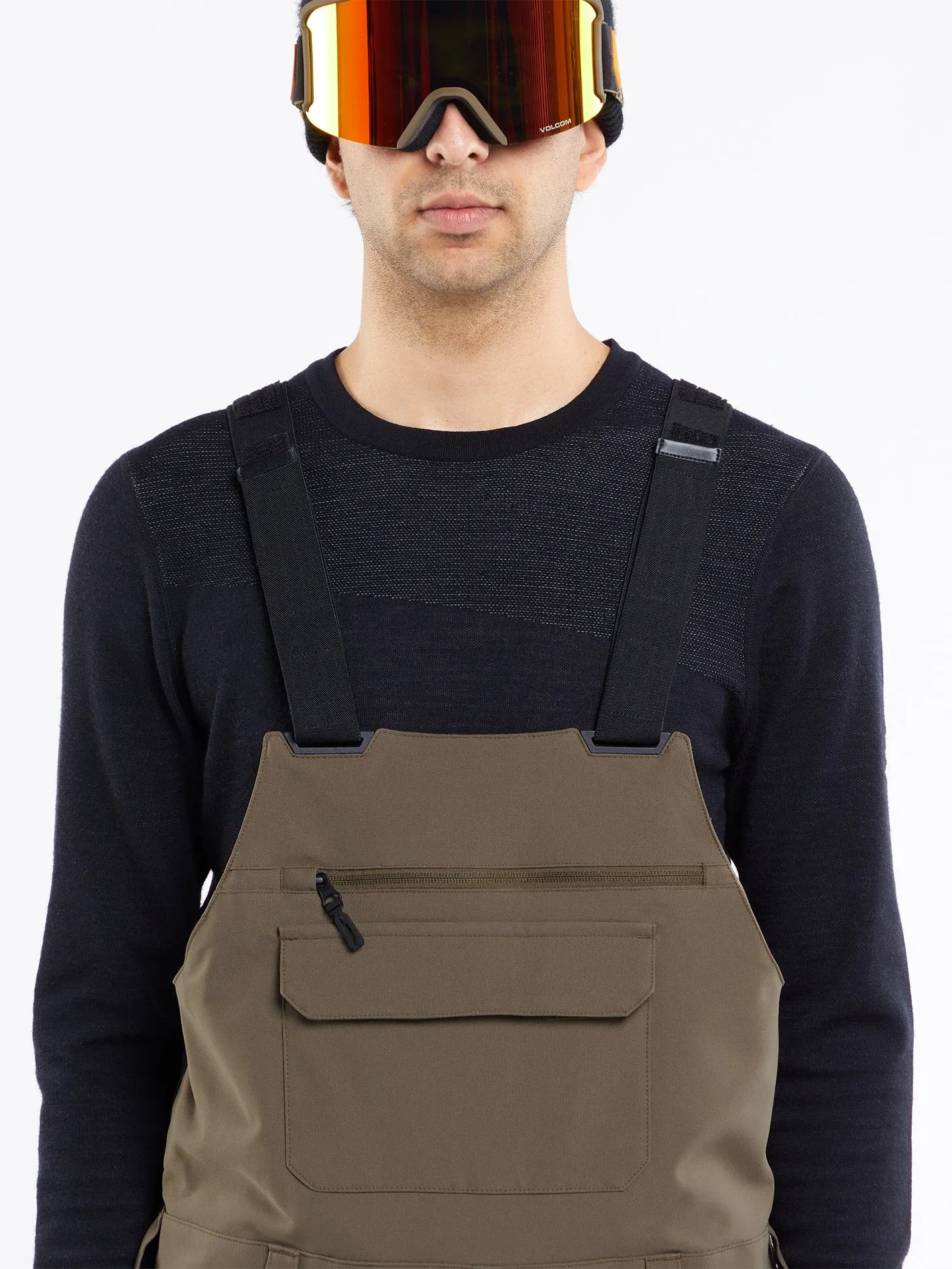 Mens Roan Bib Overall - Teak