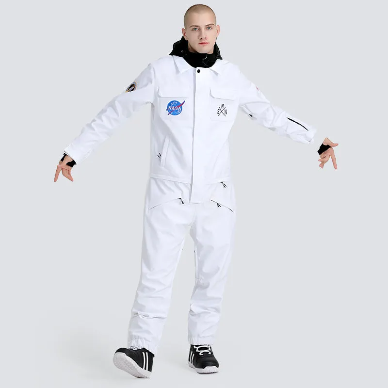 Men's SMN Slope Star Nasa Icon Ski Suits Winter Jumpsuit