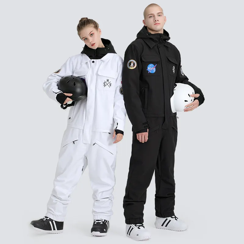 Men's SMN Slope Star Nasa Icon Ski Suits Winter Jumpsuit