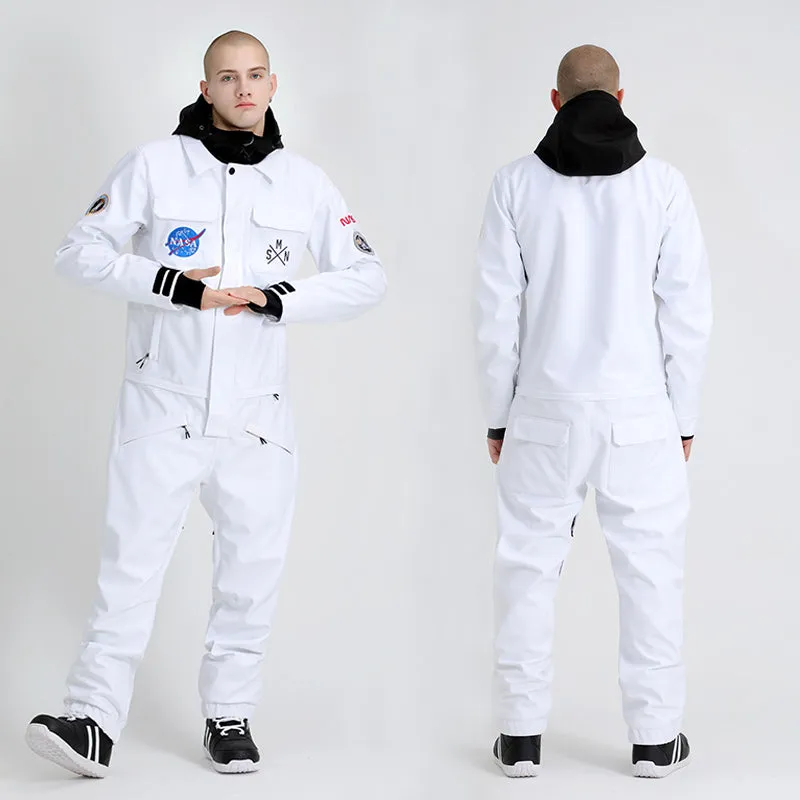 Men's SMN Slope Star Nasa Icon Ski Suits Winter Jumpsuit