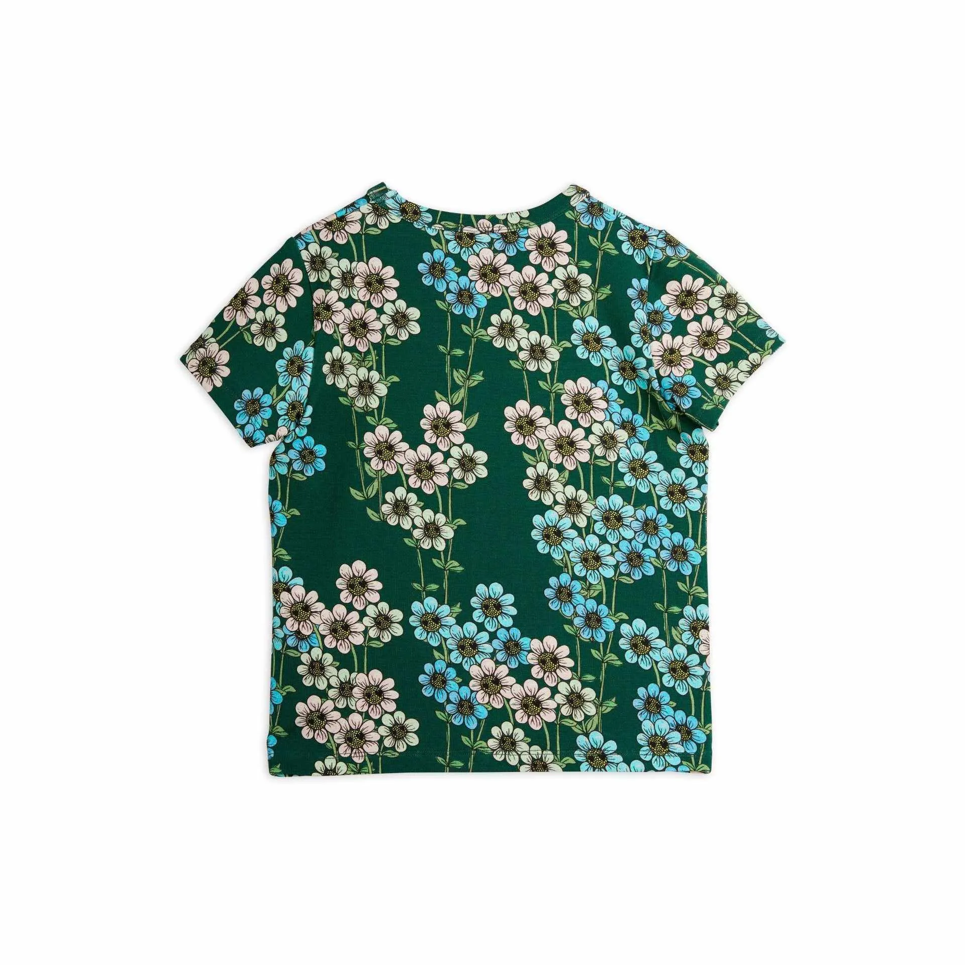 Mini Rodini - Daisies short-sleeved tee - green