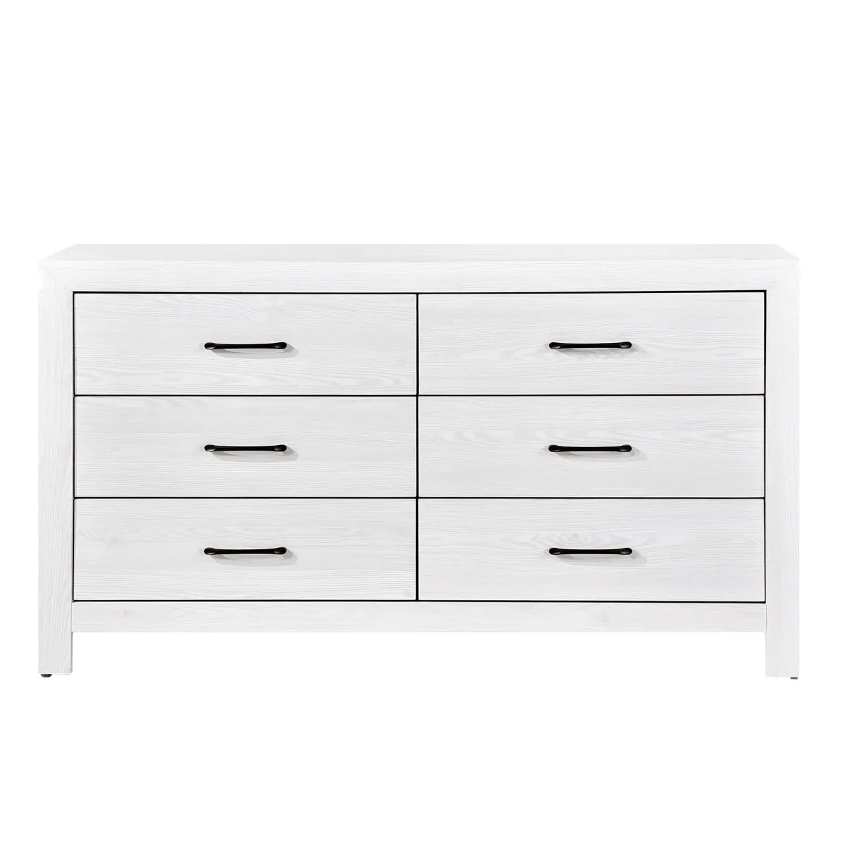 Modern White Wood Dresser