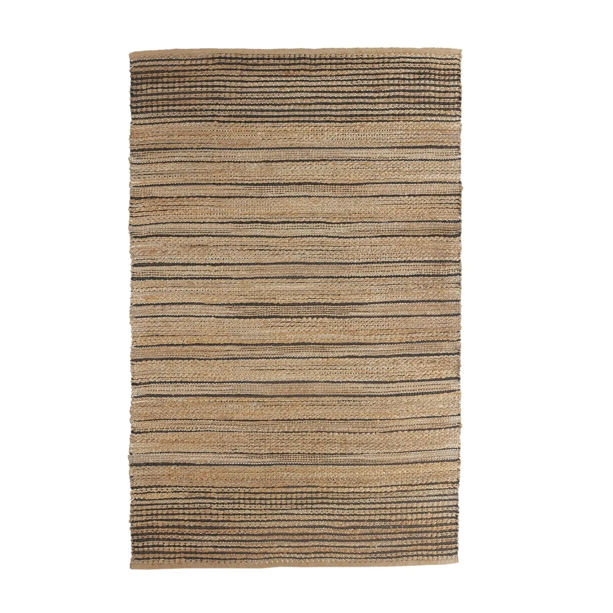 Natural Fiber Lr03387 Tan/Black Rug