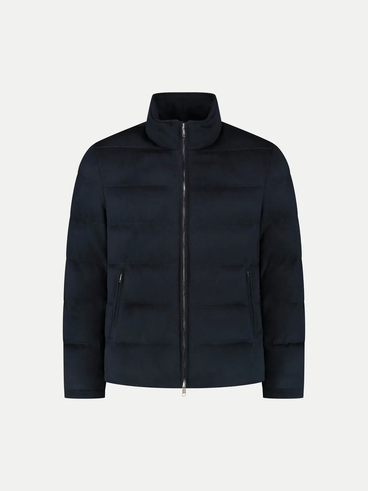 Premium Navy Blue AUR1 Insulated Puffer Jacket for Cold Weather