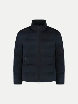 Premium Navy Blue AUR1 Insulated Puffer Jacket for Cold Weather